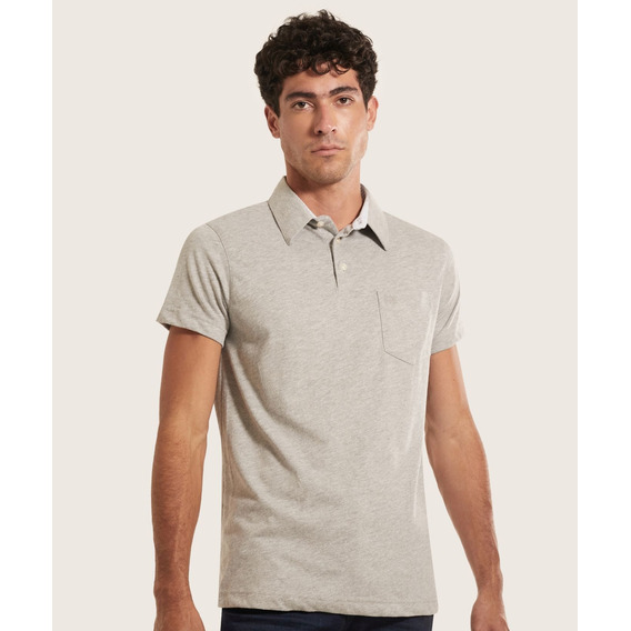 Polo Hombre Patprimo Gris Algodón C/m 44111092-1258