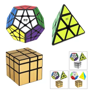 Cubo Rubik Pack Megaminx Mirror Pyraminx Lubric Y Variantes