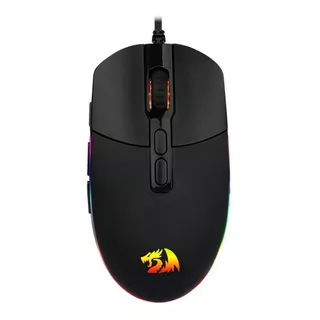 Mouse Gamer De Juego Redragon  Invader M719-rgb Negro