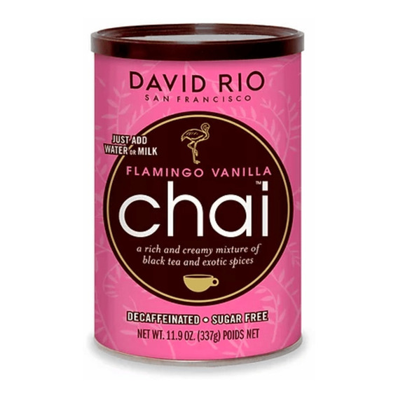 David Rio Te Chai Flamingo Vainilla Decaf Sugar Free 337 Gr