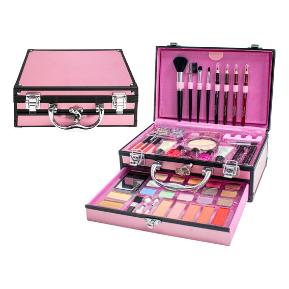 Maletin De Maquillaje Set Porta Cosmetico Makeup 31 Piezas