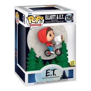 Funko Pop! Moment Elliott & E.t. 1259 Glow Exclusivo Bike