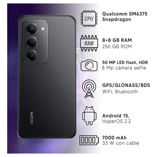 Xiaomi Redmi 15 16gb Ram 256gb Dual Sim 50mp Fm Impressão digital