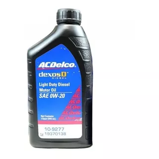 Aceite Sintetico Acdelco Dexos D 0w20 X 1 Litro