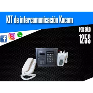 Kit Intercomunicador Kocom