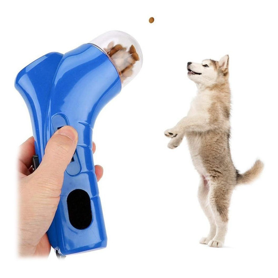 Pistola Lanzador Premios Mascota Perro Gato Interactivo Ax®