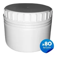 Envases Plasticos 500 Cc  Pead Blanco X 80 Un