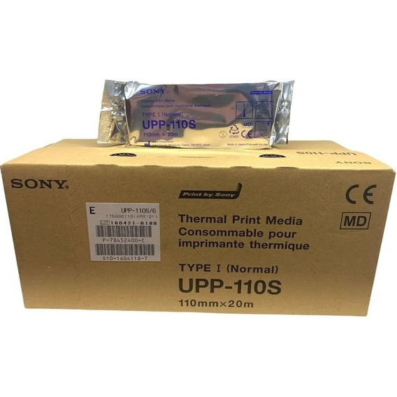 Papel Impresora Ecografo Upp-110s Para Sony 10 Und