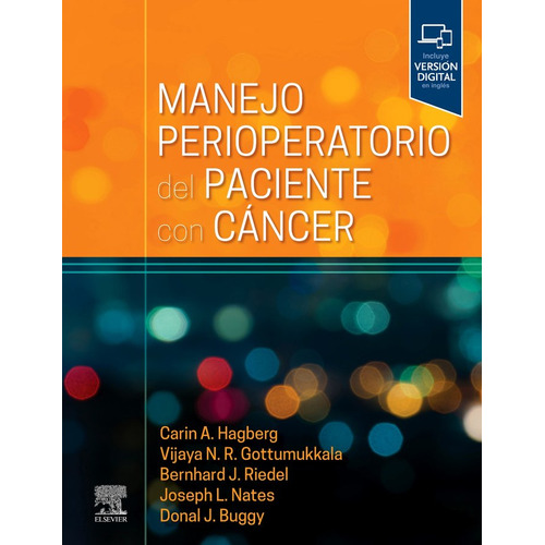 Manejo Perioperatorio Del Paciente Con Cancer, De Hagberg. Editorial Elsevier, Tapa Dura En Español