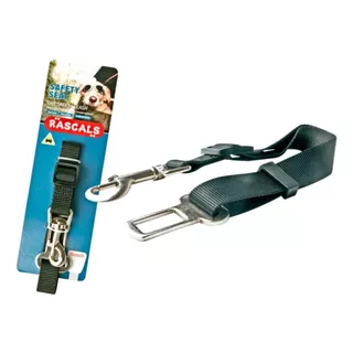 Rascals Cinturón D Seguridad Reforzado S Ajusta 30-50c Perro Color Negro