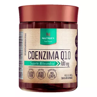 Coenzima Q10 100mg 60 Cápsulas - Nutrify