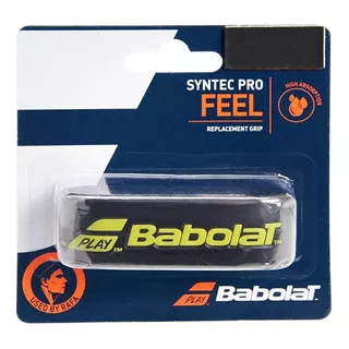 Cushion Grip Babolat Syntec Pro Feel- Preto/amarelo- Nadal