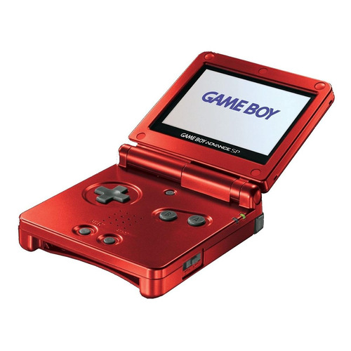 Nintendo Game Boy Advance SP Standard color  rojo llama