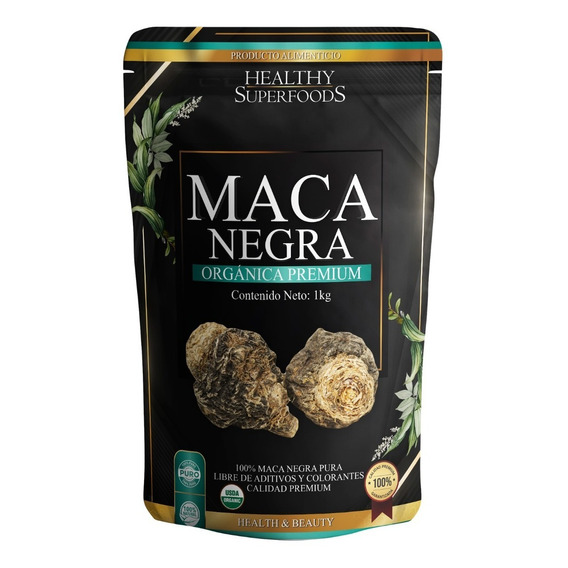 Maca Negra 1 Kg Premium Orgánica Envio Gratis