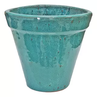 Vaso De Parede Cerâmica Esmaltado 14x14 E9128p Jd Full