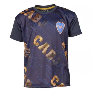 Camiseta Niño Boca Juniors Cabj Estampado Licencia Oficial!!