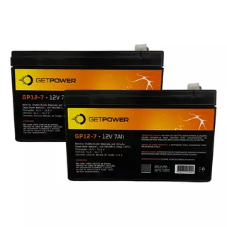 Kit 2 Baterias Getpower Para Fontes Alternativas De Energia
