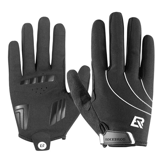 Guantes Rockbros Ciclismo Moto Térmico Táctil Relleno Gel