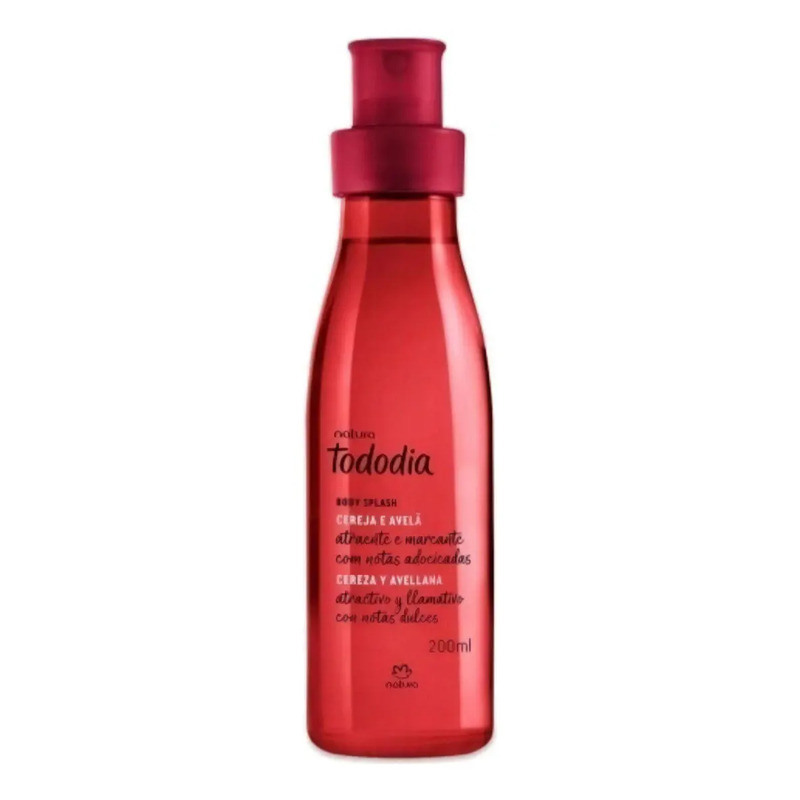 Body splash Natura Tododia cereja e avelã 200ml