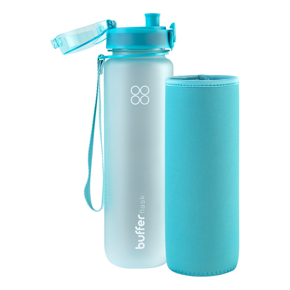 Botella Agua Deporte Ciclismo Gimnasio Buffer Colador Funda