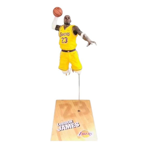 Figura Coleccion Lebron James Lakers Basquetball 27cm