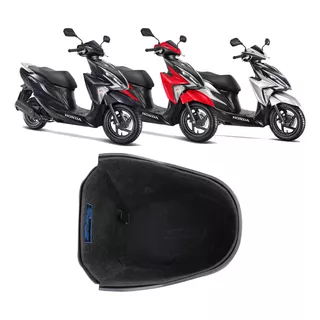 Forração Honda Elite 125 Baú Forro Interno Scooter Preto