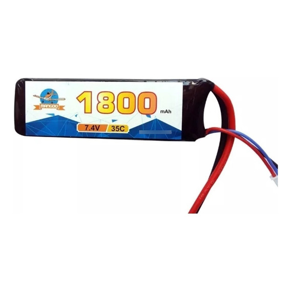 Batería Litio Polímero Lipo 7.4v 1800mah 35c Autos Rc Drones