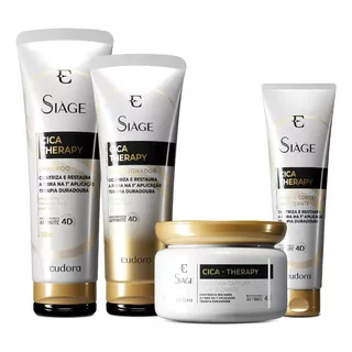 Kit Eudora Siàge Cica-therapy Linha Completa (4 Itens) 