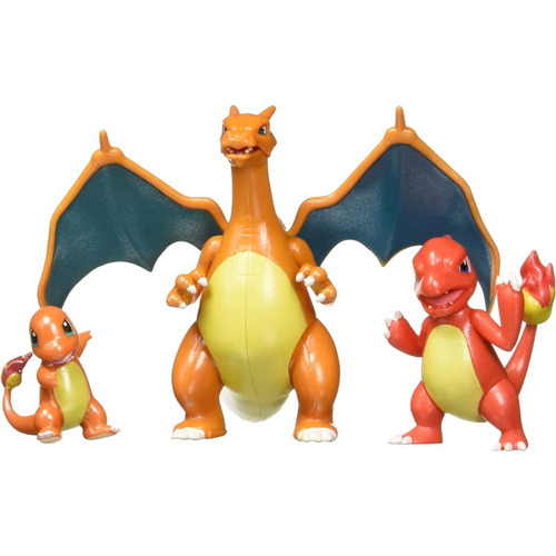 Pokemon Select Evolution Charmander, Charmeleon Y Charizard