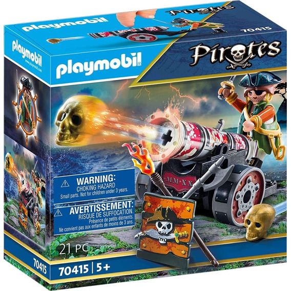 Playmobil 70415 Pirata Con Cañon Original Intek