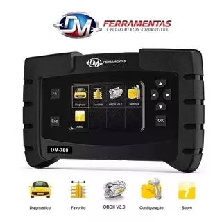 Scanner Automotivo Profissional Dm-760 Ajuste Af