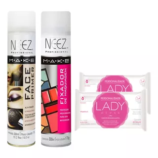 Face Primer + Fixador De Maquiagem Spray Neez - 300ml/170g