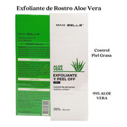 Gel Aloe Vera Exfoliante Control Piel Grasa Exfolia Y Aclara