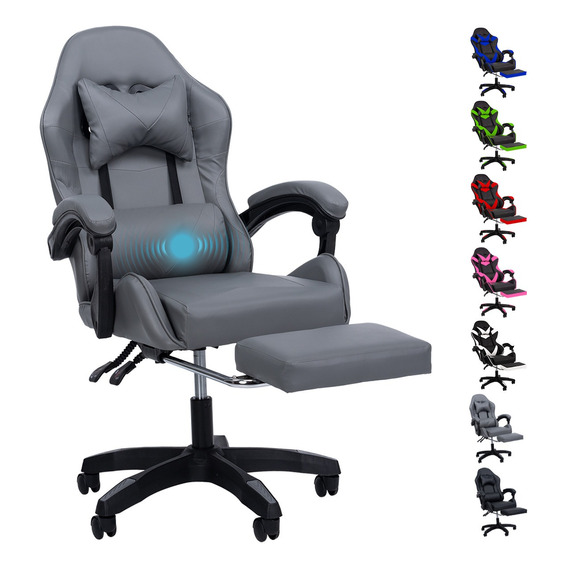 Silla Gamer Reclinable Giratoria Ergonómica Súper Cómoda 