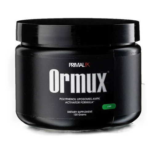 Suplemento en polvo Primal FX  Ormux carbohidratos sabor lima en pote de 120g