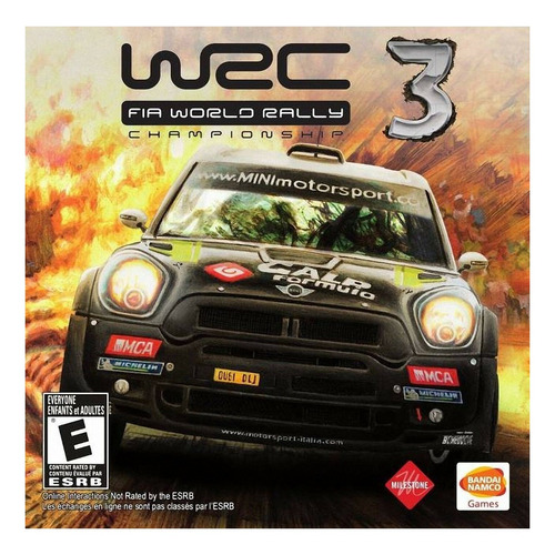 WRC 3 FIA World Rally Championship  Standard Black Bean Games PS2 Físico