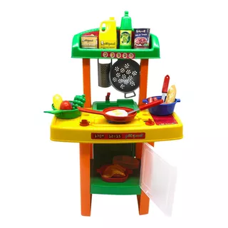 Juego De Cocinitas Infantiles De Juguete Petit Gourmet Color Multicolor