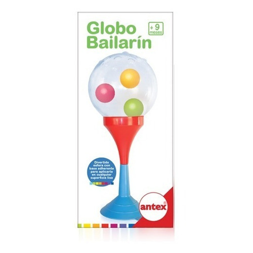 Globo Bailarin Juego Juguete Para Bebe Sonajero Bebes Antex Color Blanco