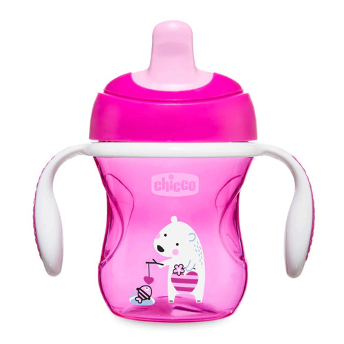 Vaso Bebe Chicco Training Cup Diseños Surtidos Color Rosa