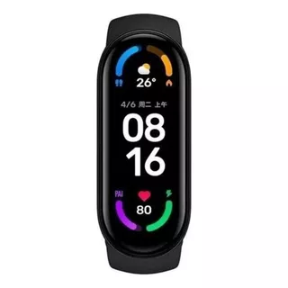 Reloj Smart Band Xiaomi Smart Band 7 Gl Color De La Caja Negro Color De La Malla Negro Color Del Bisel Negro