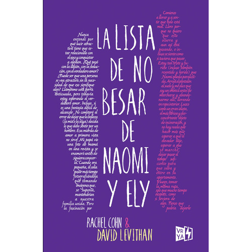 La lista de no besar de Naomi y Ely, de Cohn, Rachel. Editorial Vrya, tapa blanda en español, 2017