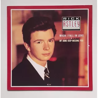 Rick Astley When I Fall / My A 12  Vinilo Alema 87 Mx