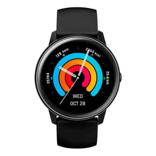 Reloj Inteligente Smartwatch Haxly Quid Plus Negra Bluetooth Caja Negro Malla Negro