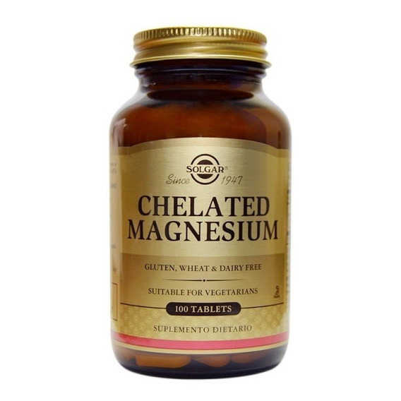 Chelated Magnesium  100 Solgar - Unidad a $927