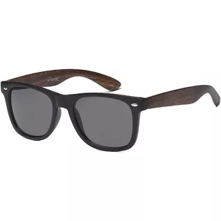 Lentes De Sol Unisex Retro Años 80 Patas Tipo Madera Filt Uv