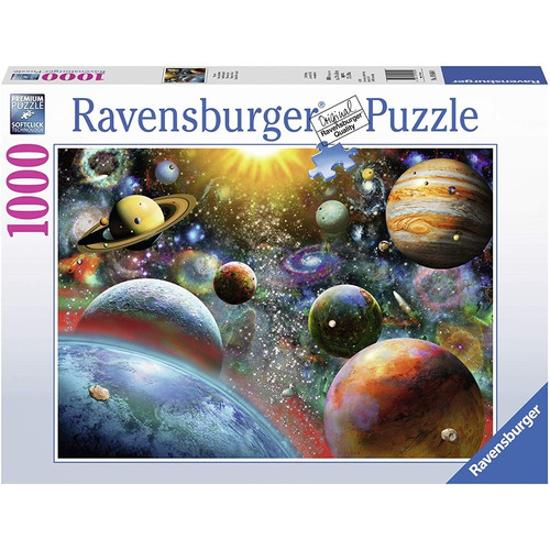 Rompecabezas Ravensburger Classic Vista Desde el Espacio 19858 de 1000 piezas