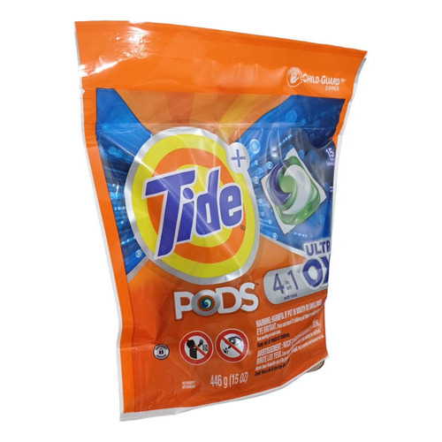  Tide Pods Ultra Oxi detergente en cápsulas 16 unidades