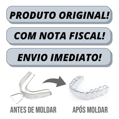 Placa Anti Ronco Apneia Moldável Moldeira Intra Oral Dental