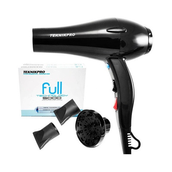 Secador De Pelo Profesional Full Technology 5000 Teknikpro