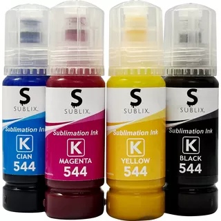 Kit 4 Tintas Sublimar Sublimacion Premium Para Epson T544